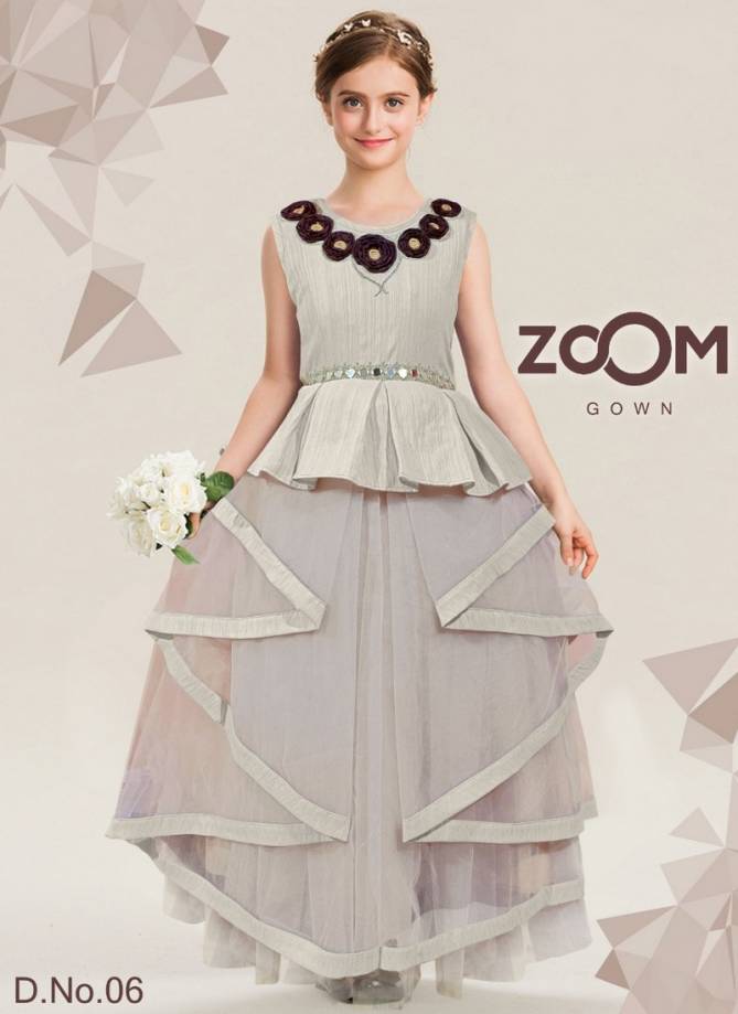 ZOOM Heavy Wedding Wear Wholesale Kids Gown Collection